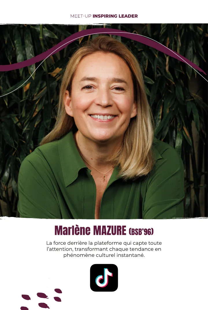 Marlène Mazure (BSB'96), TikTok : la force derrière la plateforme qui capte toute l'attention, transformant chaque tendance en phénomène culturel instantané.