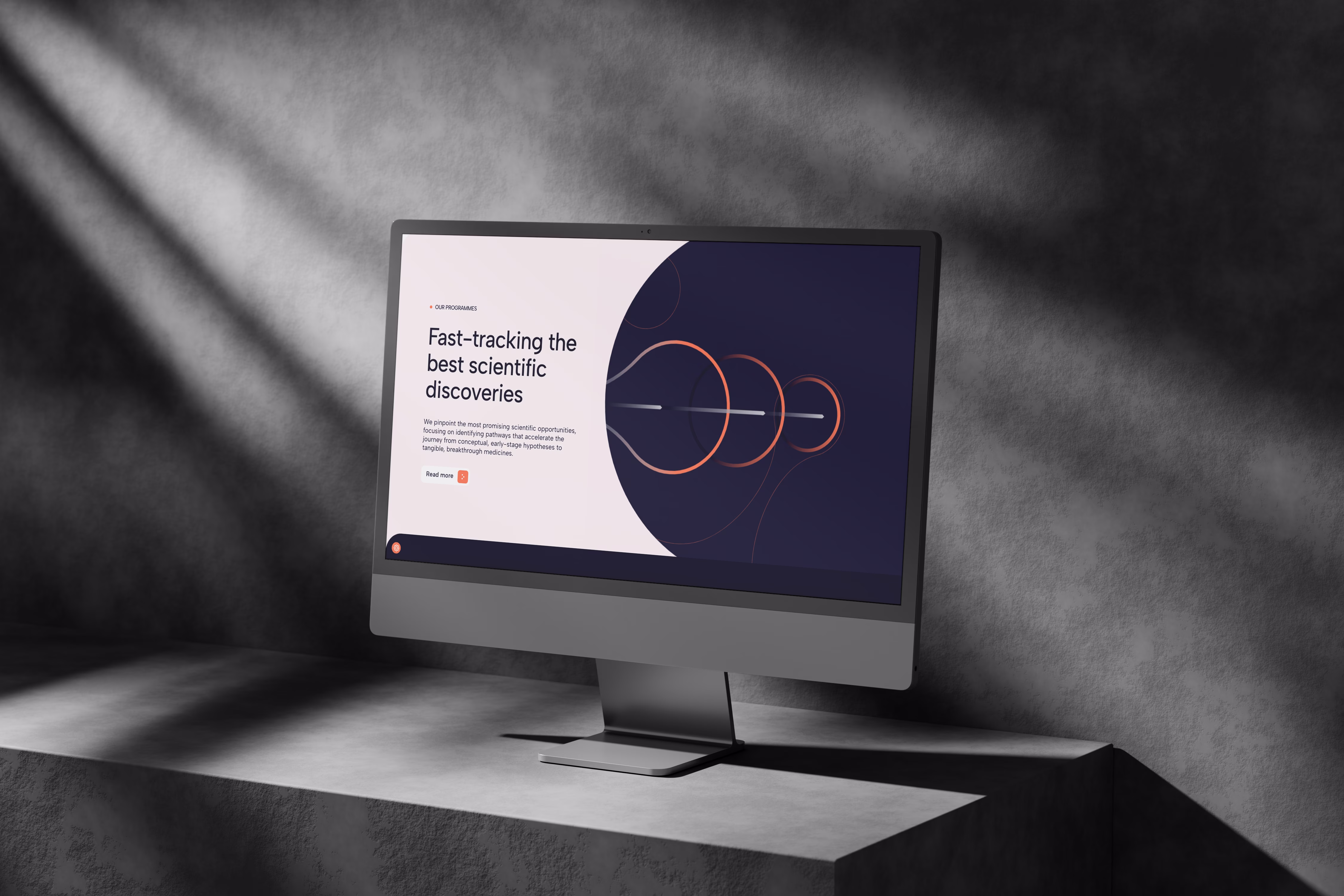 Turning ambitious science into real-world impact — through the creation of a new brand identity and corporate website for one of the UK’s leading life sciences accelerators. 
