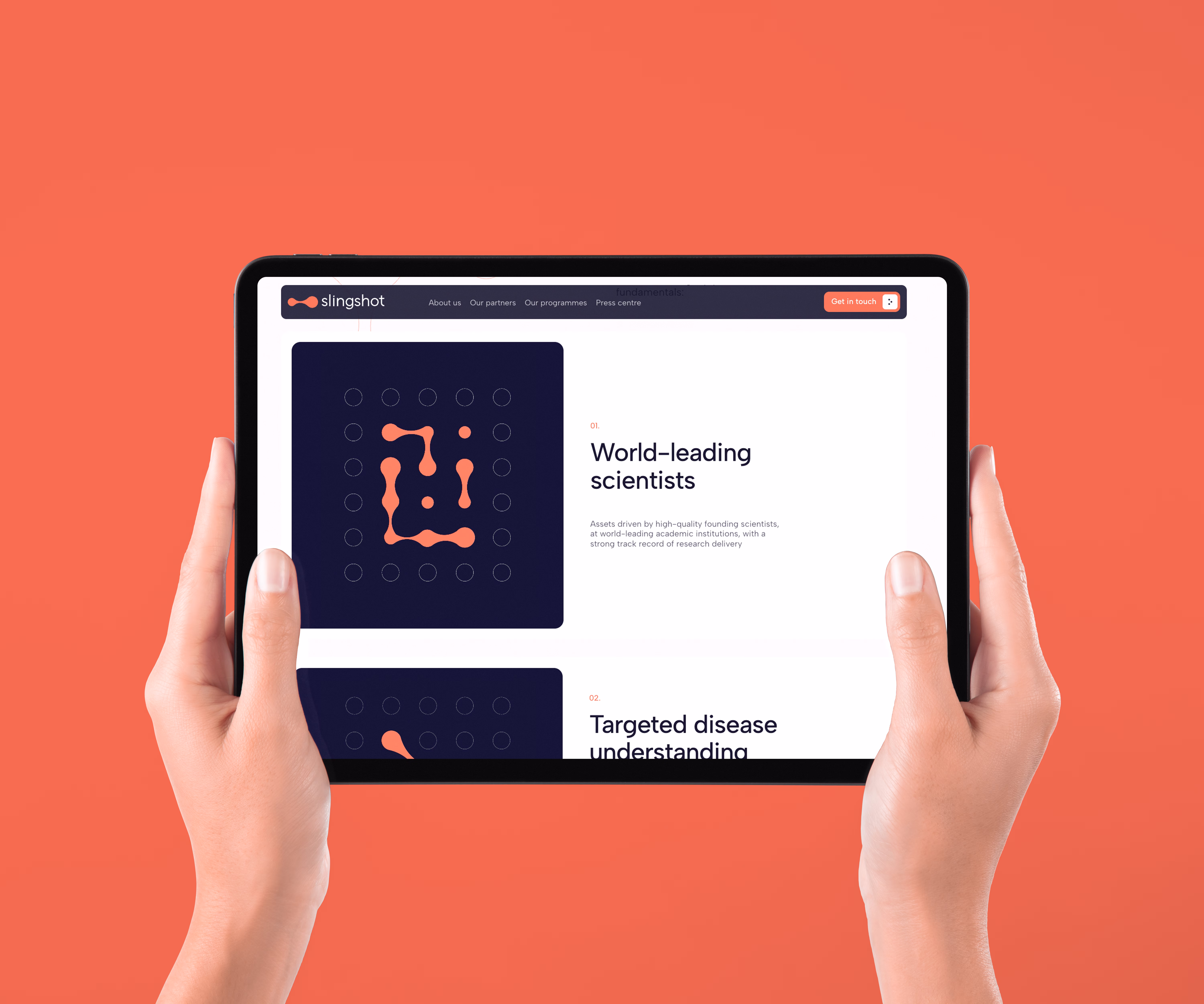 Turning ambitious science into real-world impact — through the creation of a new brand identity and corporate website for one of the UK’s leading life sciences accelerators. 