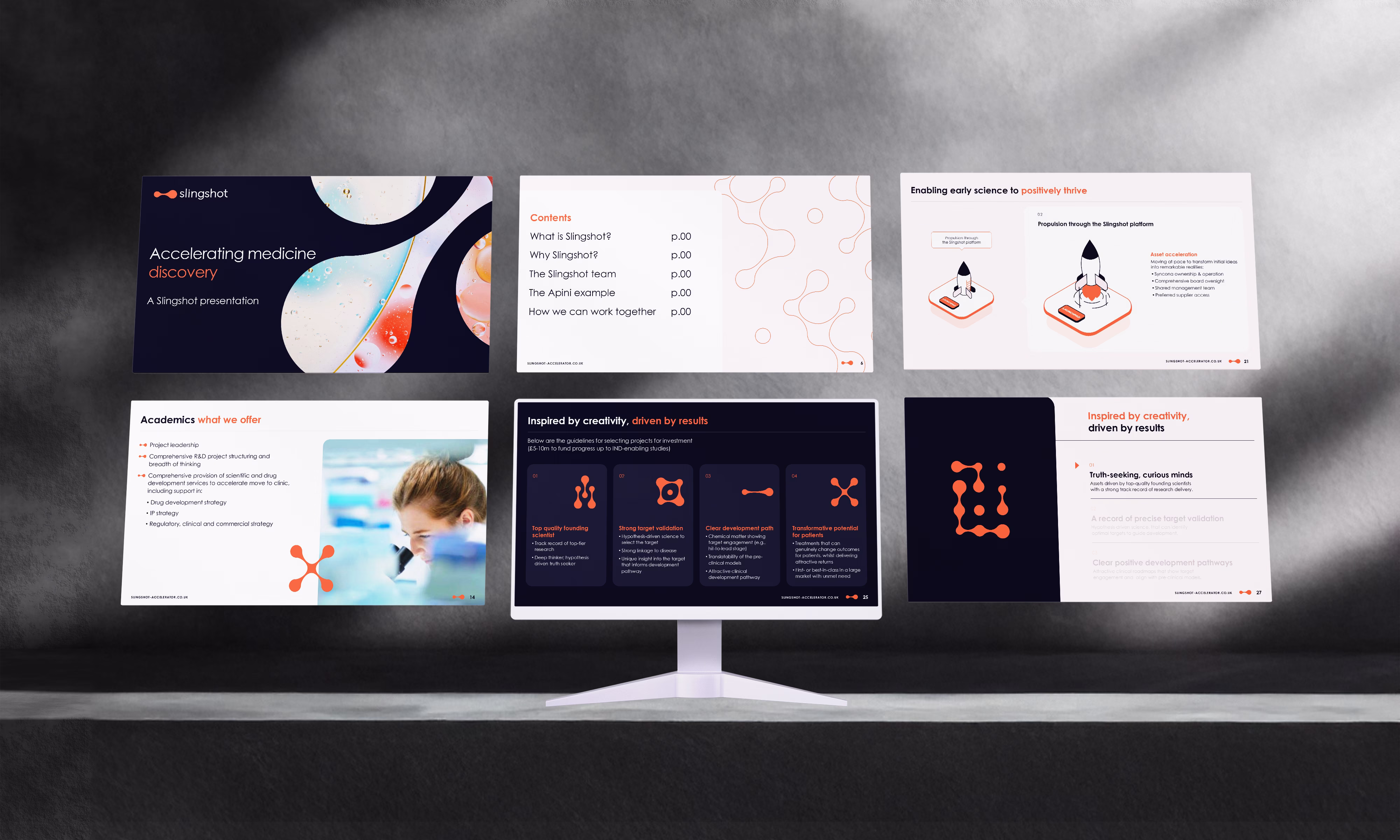 Turning ambitious science into real-world impact — through the creation of a new brand identity and corporate website for one of the UK’s leading life sciences accelerators. 