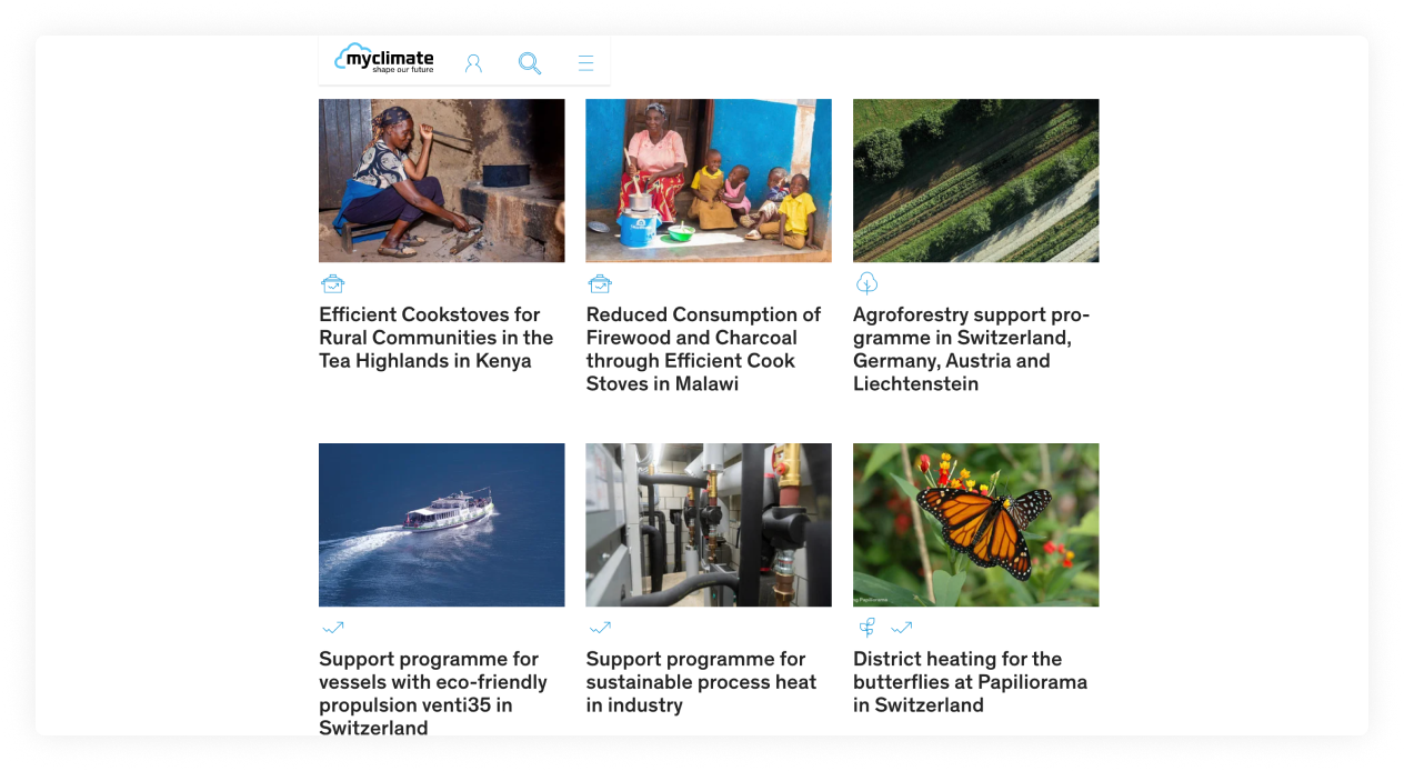 Myclimate CO2-Anbieter