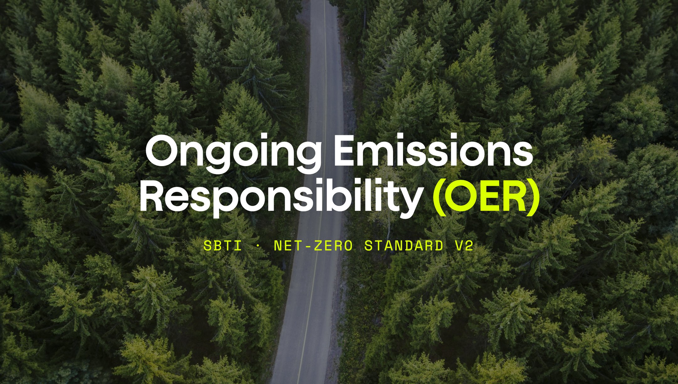 SBTi Ongoing Emissions Responsibility (OER)