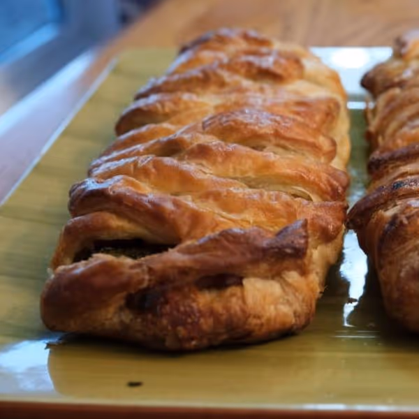 Mushroom, Leek, and Spinach Strudel
