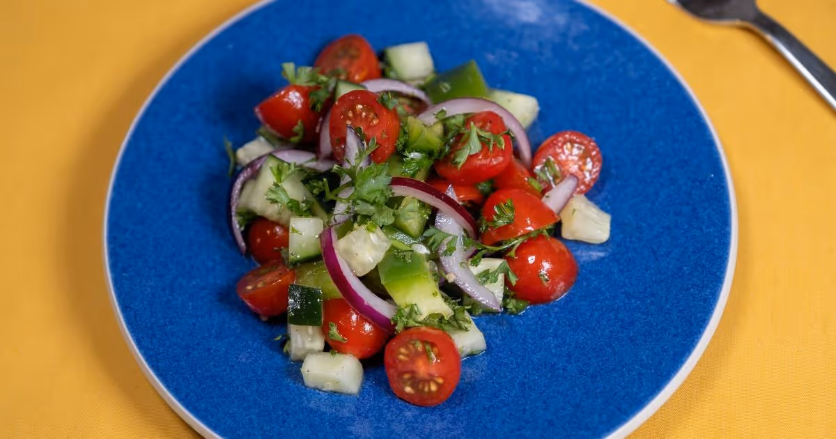 Green Heart Garden | Recipe - Çoban Salatası (Turkish Shepherd Salad)