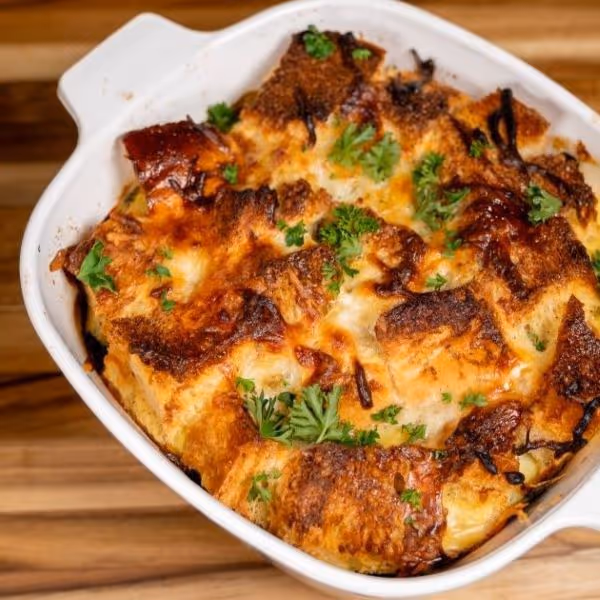 Tomato, Bell Pepper, and Spinach Strata