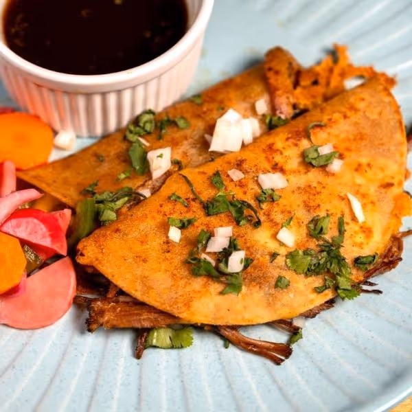 Quesabirria With Escabeche