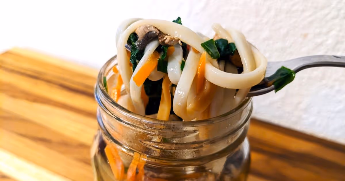 Green Heart Garden | Recipe - Meal Prep Spicy Miso Ramen Jars