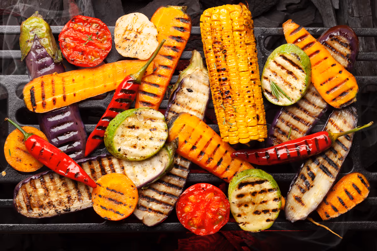 Grilled seasonal vegetables; another way to enjoy your CSA produce that isn't just a salad