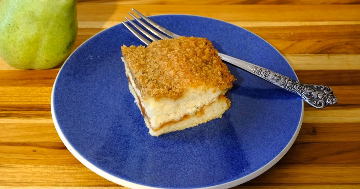 Green Heart Garden | Recipe - Pear Butter Coffee Cake