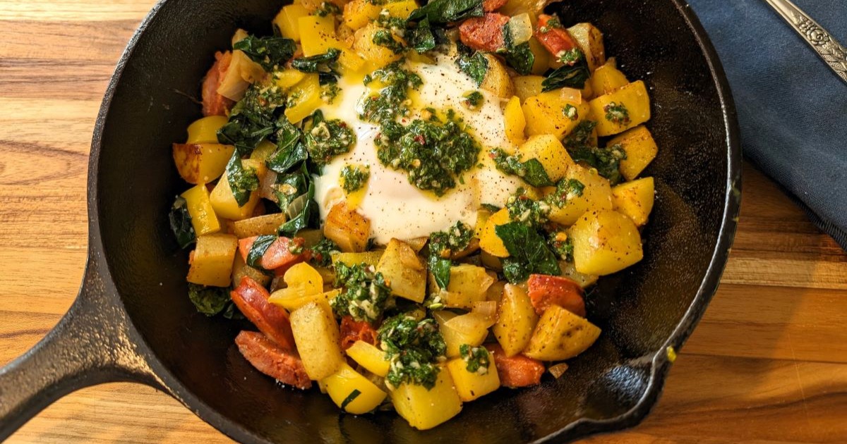 Green Heart Garden | Recipe - Chimichurri Breakfast Hash