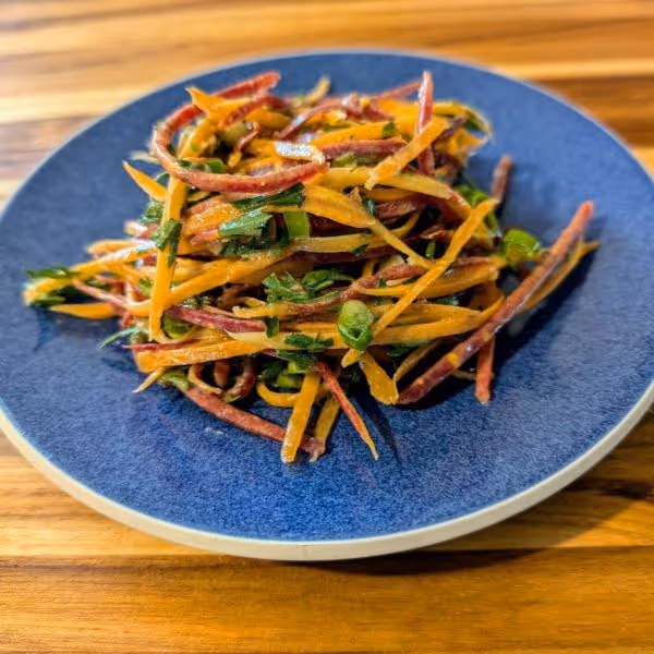Carrot Salad with Honey Dijon Vinaigrette