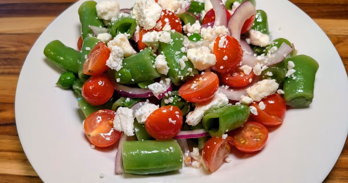 Green Heart Garden | Recipe - Sugar Snap Pea Salad with Lemon Vinaigrette