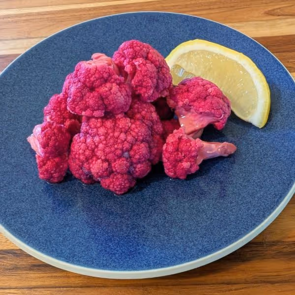 Lemony Pickled Cauliflower