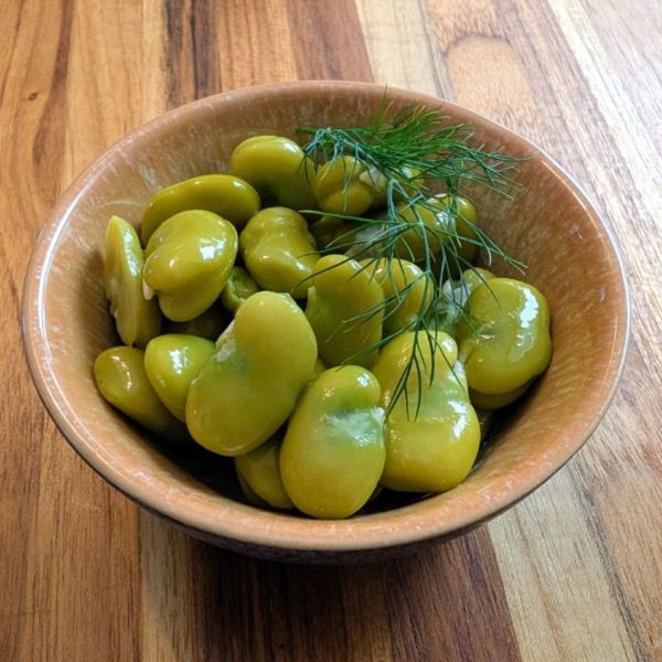 Dill & Lemon Fermented Fava Beans