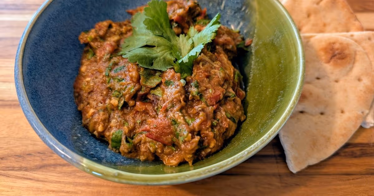 Green Heart Garden | Recipe - Zaalouk (Moroccan Tomato and Eggplant Dip)