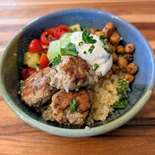 Chicken Kofta Grain Bowls