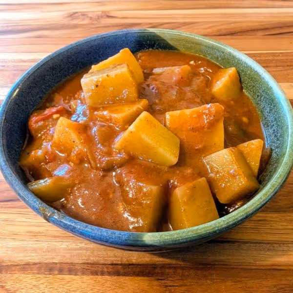 Dinich Wot (Spicy Ethiopian Potato Stew