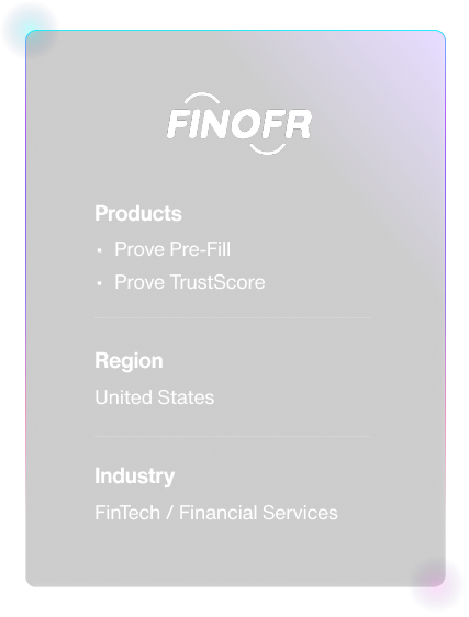 Prove Unify: Upgrade your authentication stack with passive, persistent verification that replaces clunky OTPs and recognizes users across sessions, devices, and lifecycle changes, without friction.