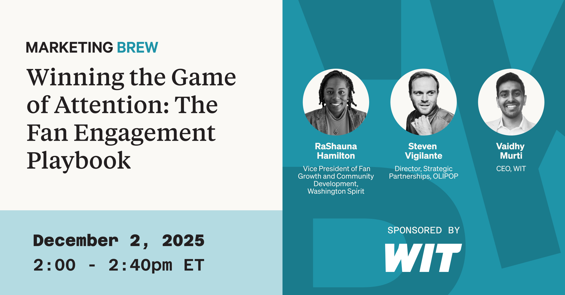 WIT Sports named Best Employer in Sports in 2023.