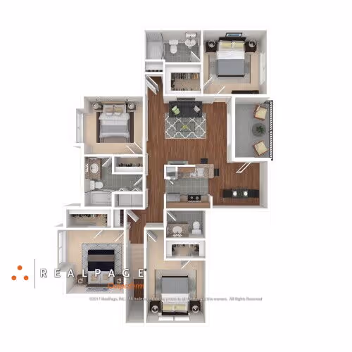 floor plan layout E 2nd Floor