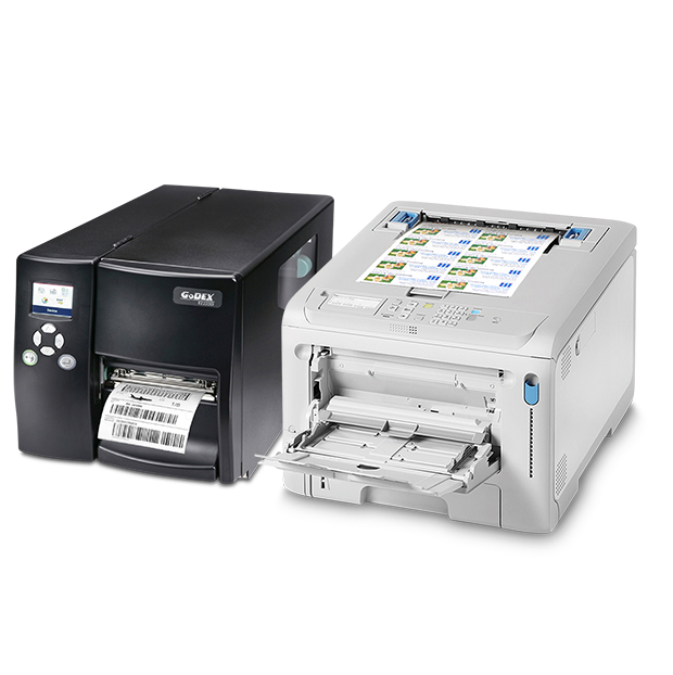  laser printer and thermal transfer printer for on-demand plant label printing