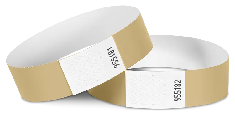 A sustainable eco-friendly wristband for security and entrance control at events