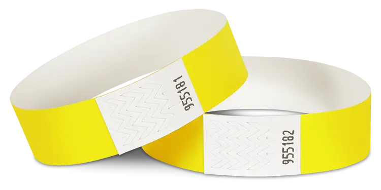A sustainable eco-friendly wristband for security and entrance control at events