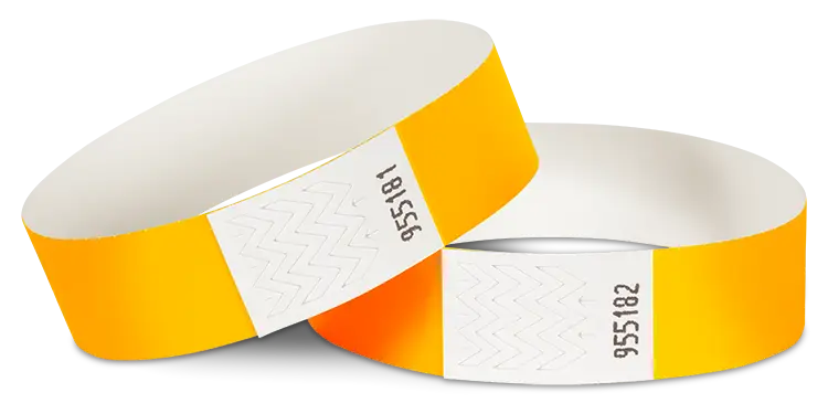 A sustainable eco-friendly wristband for security and entrance control at events