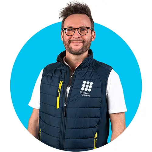 One of the Bluepoint customer service team