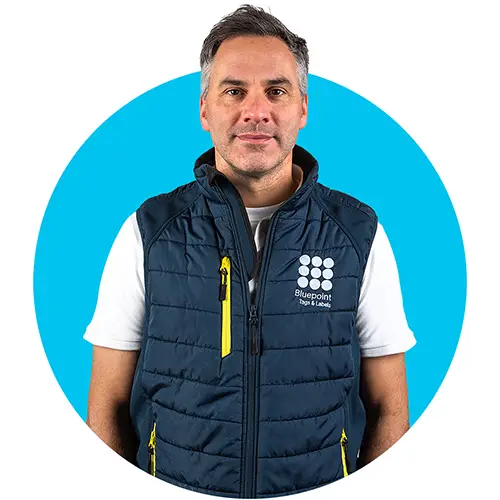 One of the Bluepoint customer service team