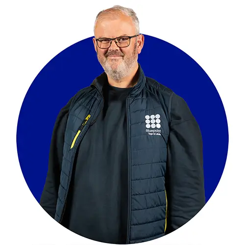 One of the Bluepoint factory production team