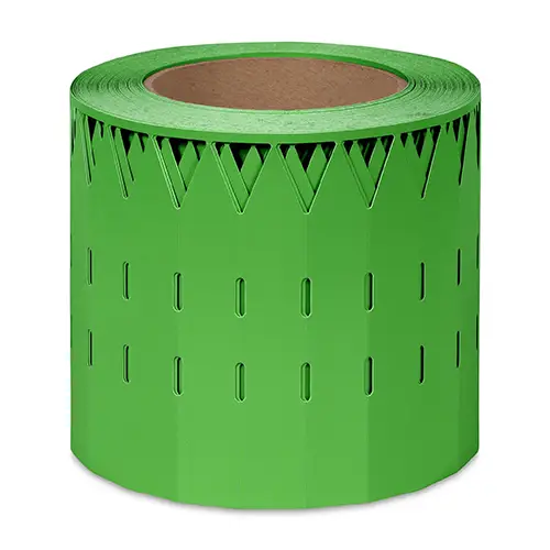 Thermal transfer printable stick in labels on a roll