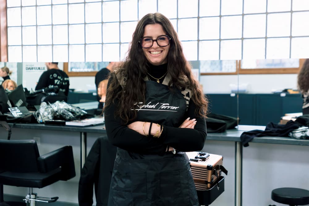 élève et cliente du salon Darfeuille