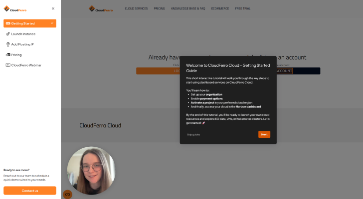 CloudFerro: Interactive Demo Playlists