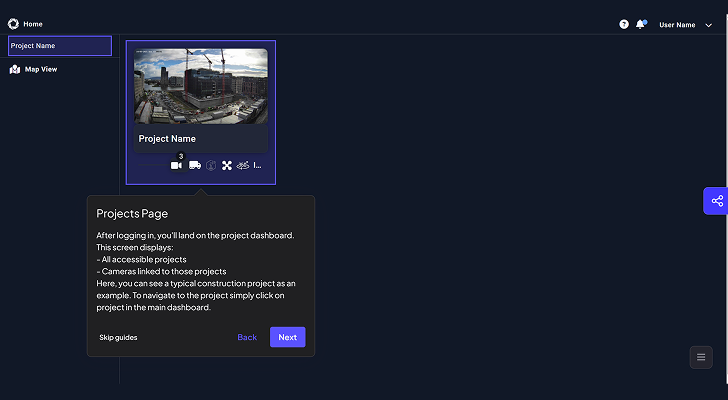 Evercam: Guided Tour