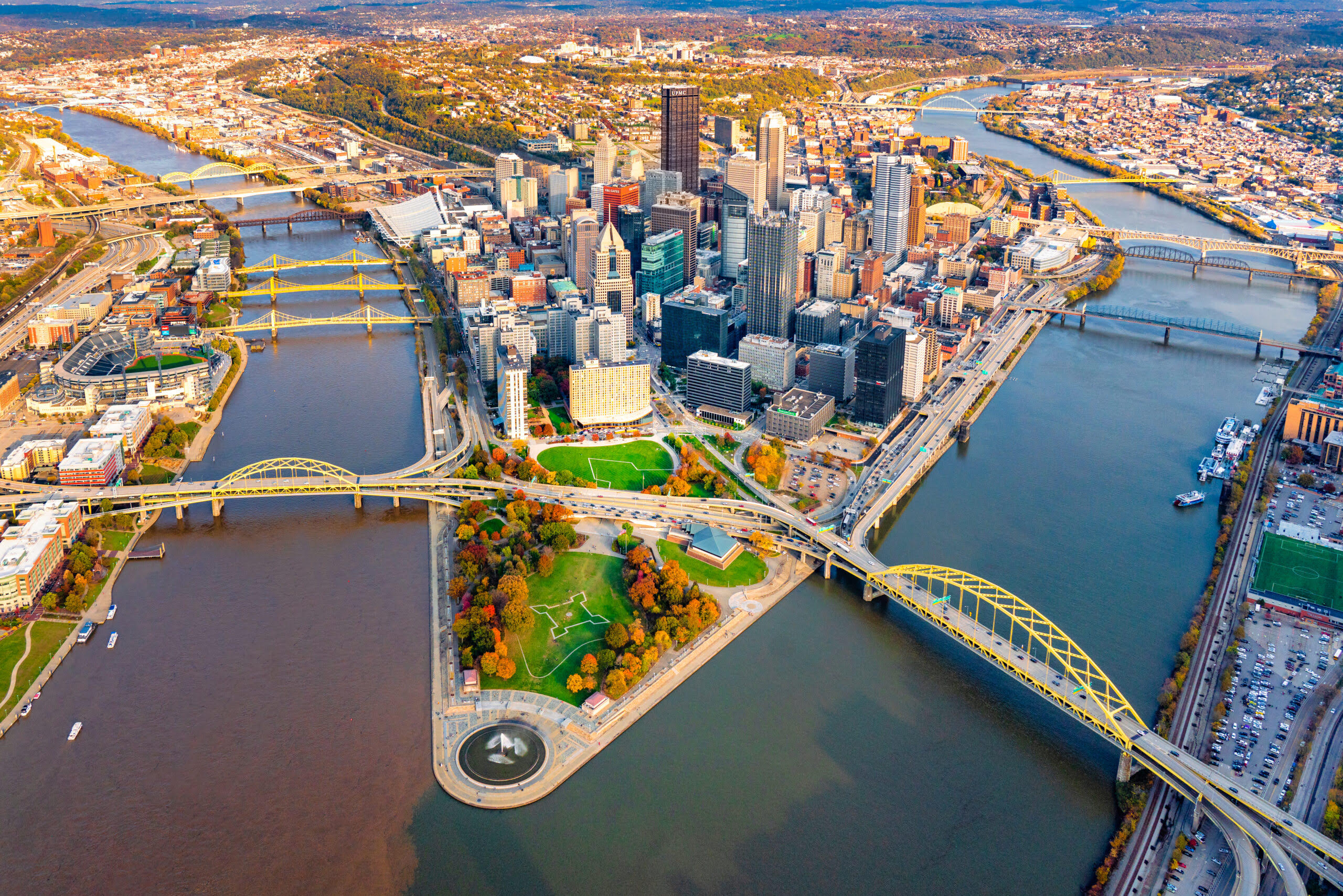 Pittsburgh skyline, home of Carnegie Mellon University