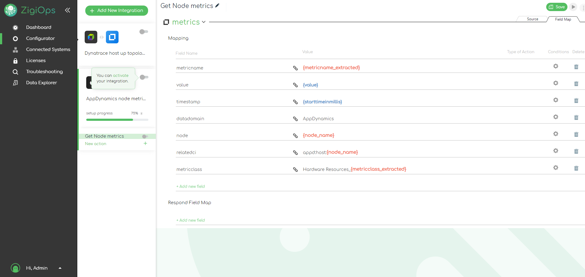 Screen-shot-of-ZigiOps-integration-platform-interface-showing-AppDynamics-node-metrics-to-OBM-metrics-mapping