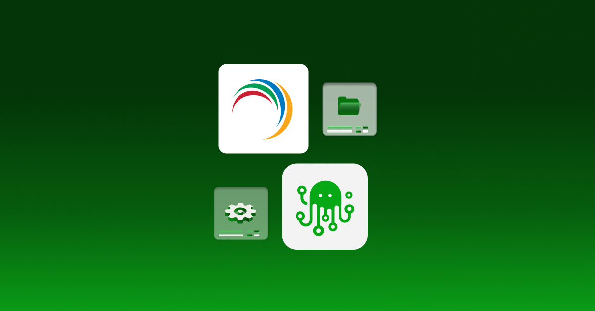 Integration between ZigiOps and Zoho ITSM illustrated with logos on a green gradient background