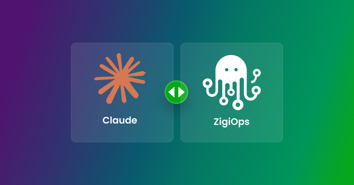 Claude AI integrated with ZigiOps for secure AI-to-system connectivity