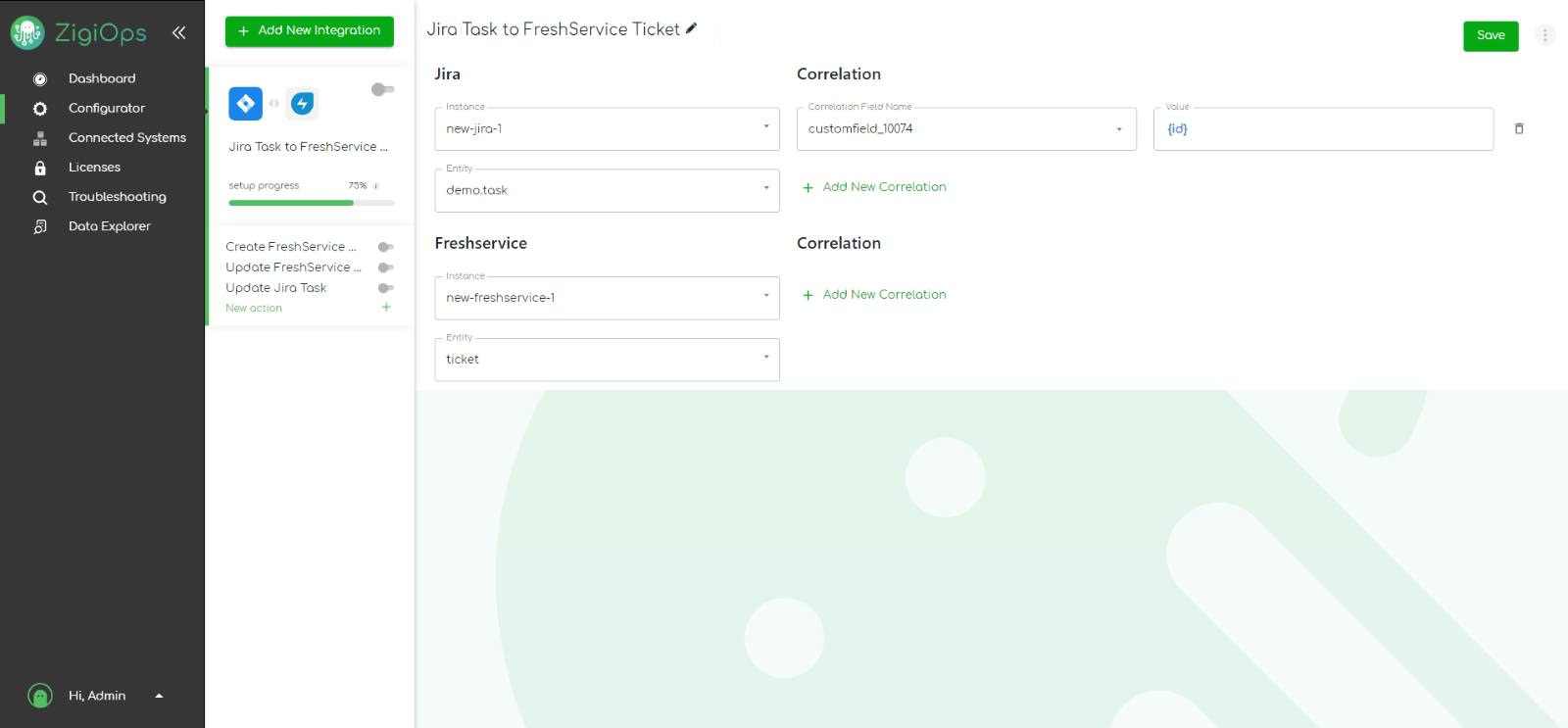 Connecting Freshservice to Jira integration