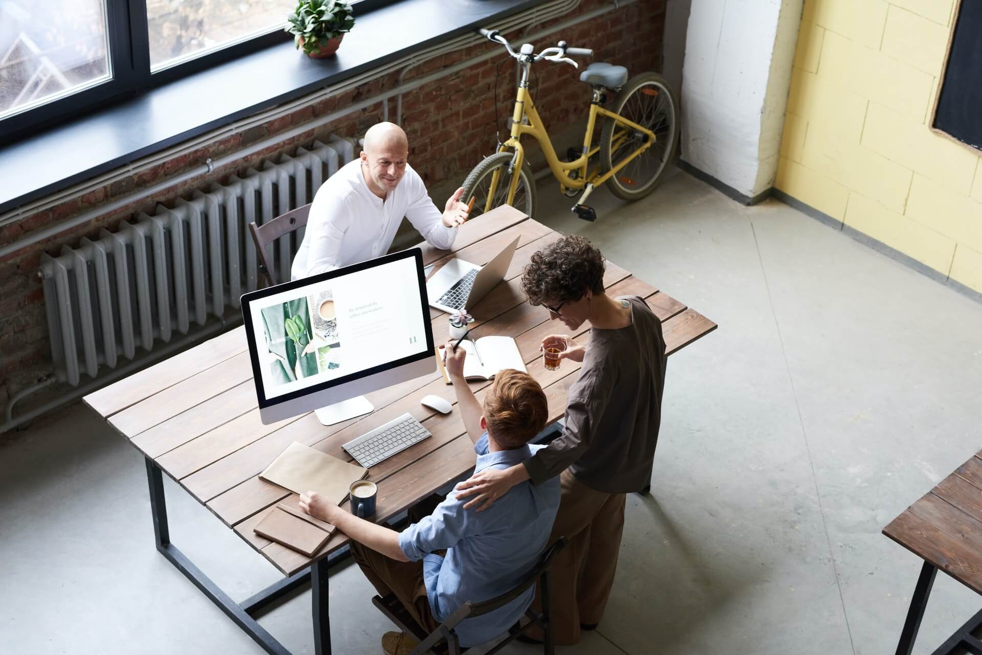 Team in office