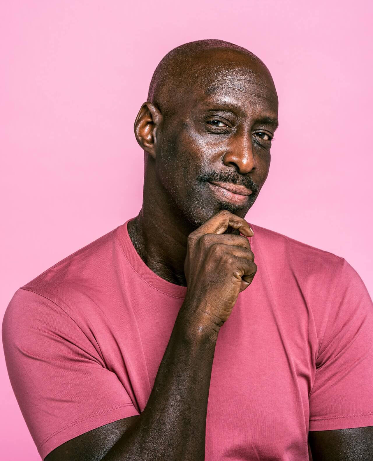 A man thinking