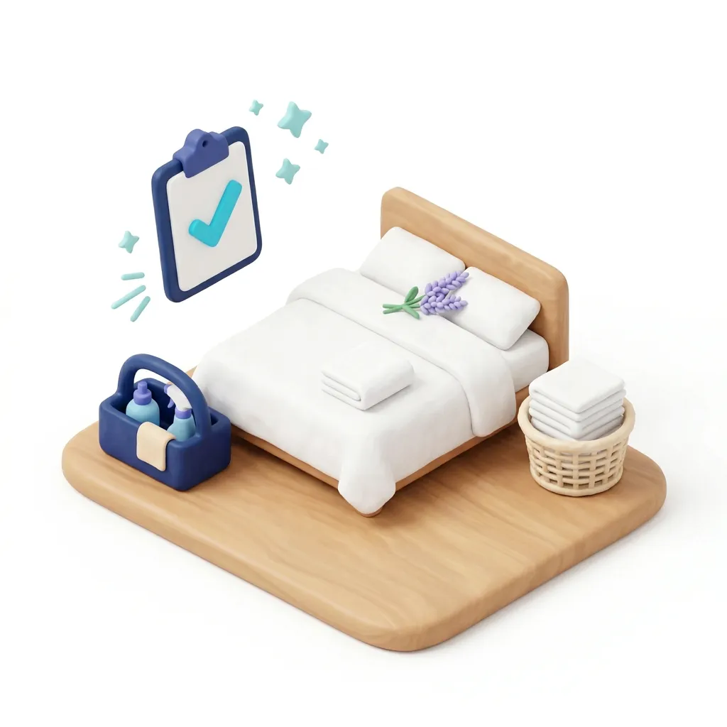 Ménage professionnel et linge