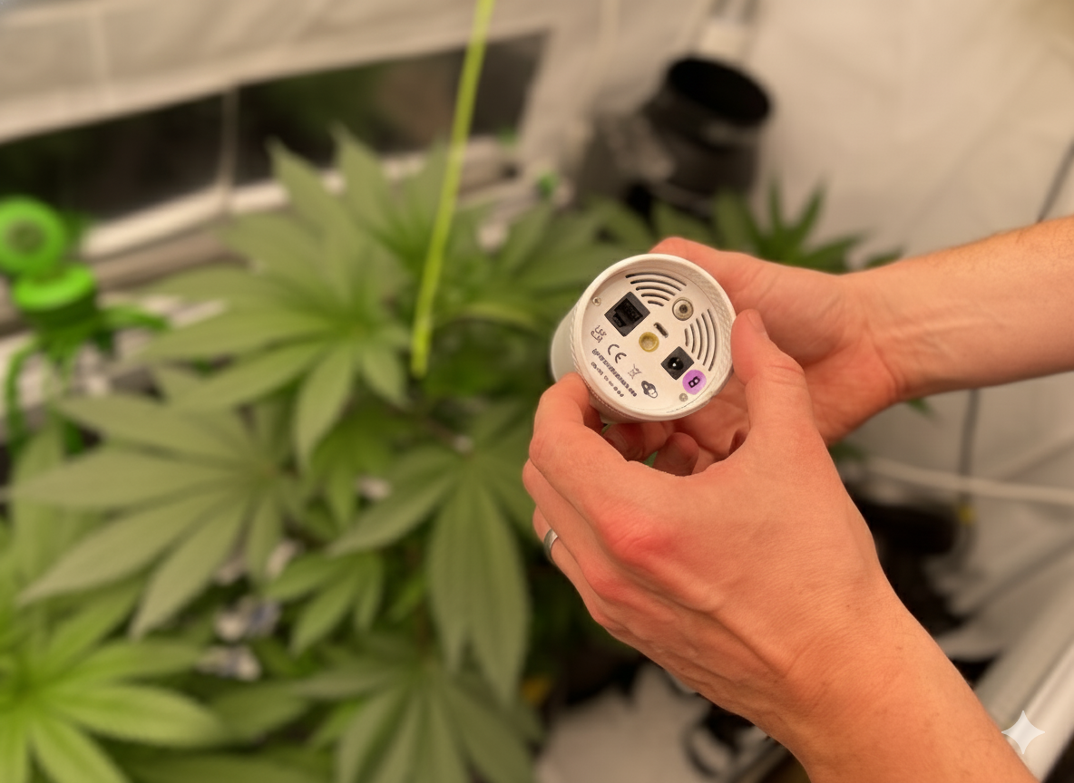Photo of the base of the Grow Sensor