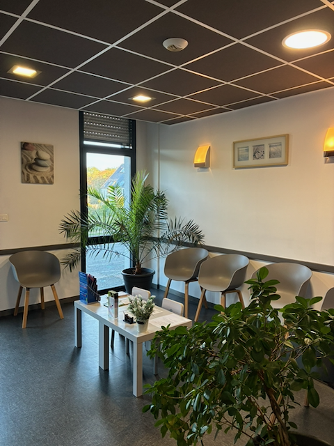 Salle d'attente du cabinet de psychologie