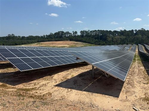 Photo of rooftop solar panels installed at a biotech company facility in CA - Onyx Renewables