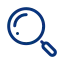 magnifying glass to look for moles