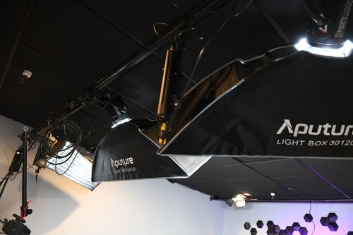 Studio lighting setup