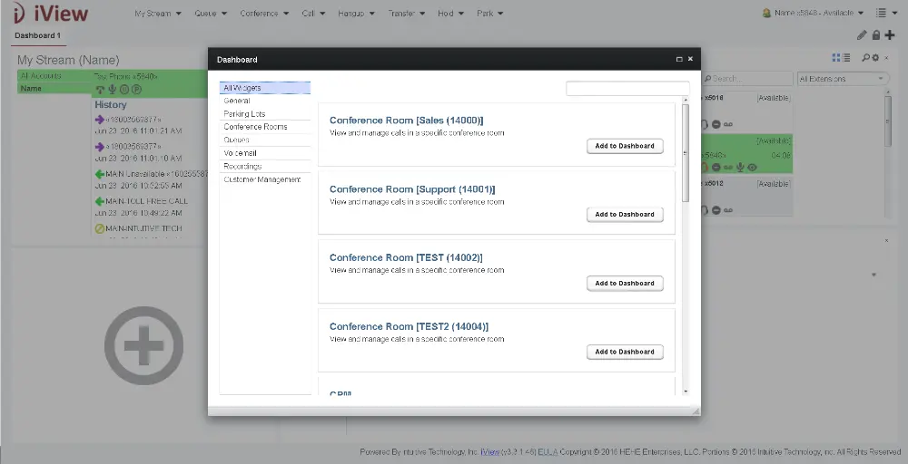 iView User Interface - Intuitive Technology Knowledge Base