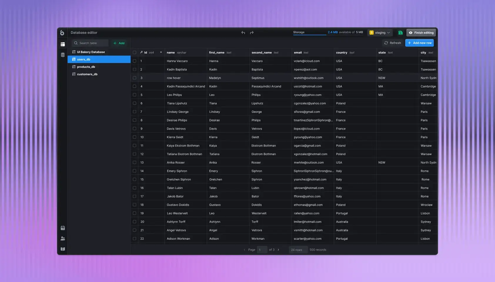 Introducing UI Bakery Database